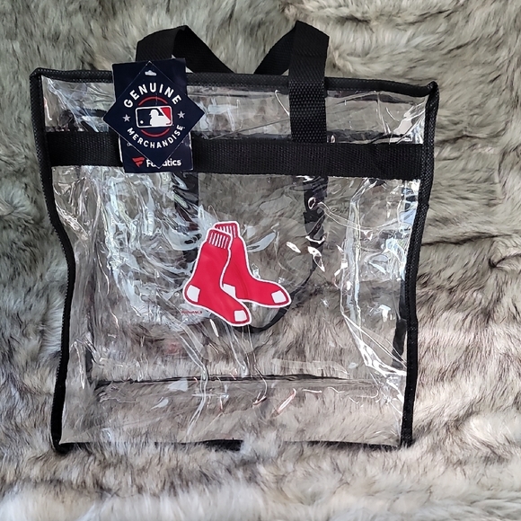 Clear Tote Bag with Red Sox Logo-NWT - Picture 1 of 9